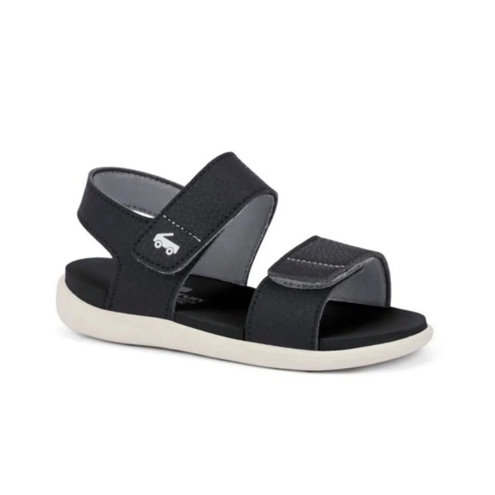See Kai Run Basics Toddler 5 Jaylen Sandal Black Washable Water Friendly Shoe